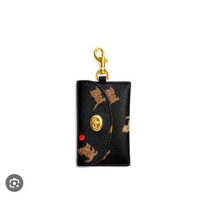 Coach Dancing Cat card holder